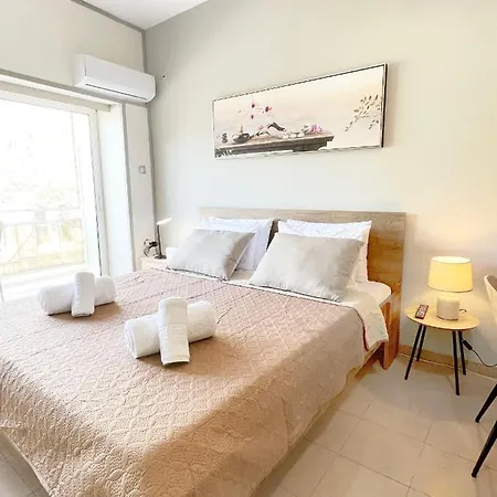 Rhodes Central: King Bed Studio Rhodes City Buitenkant foto